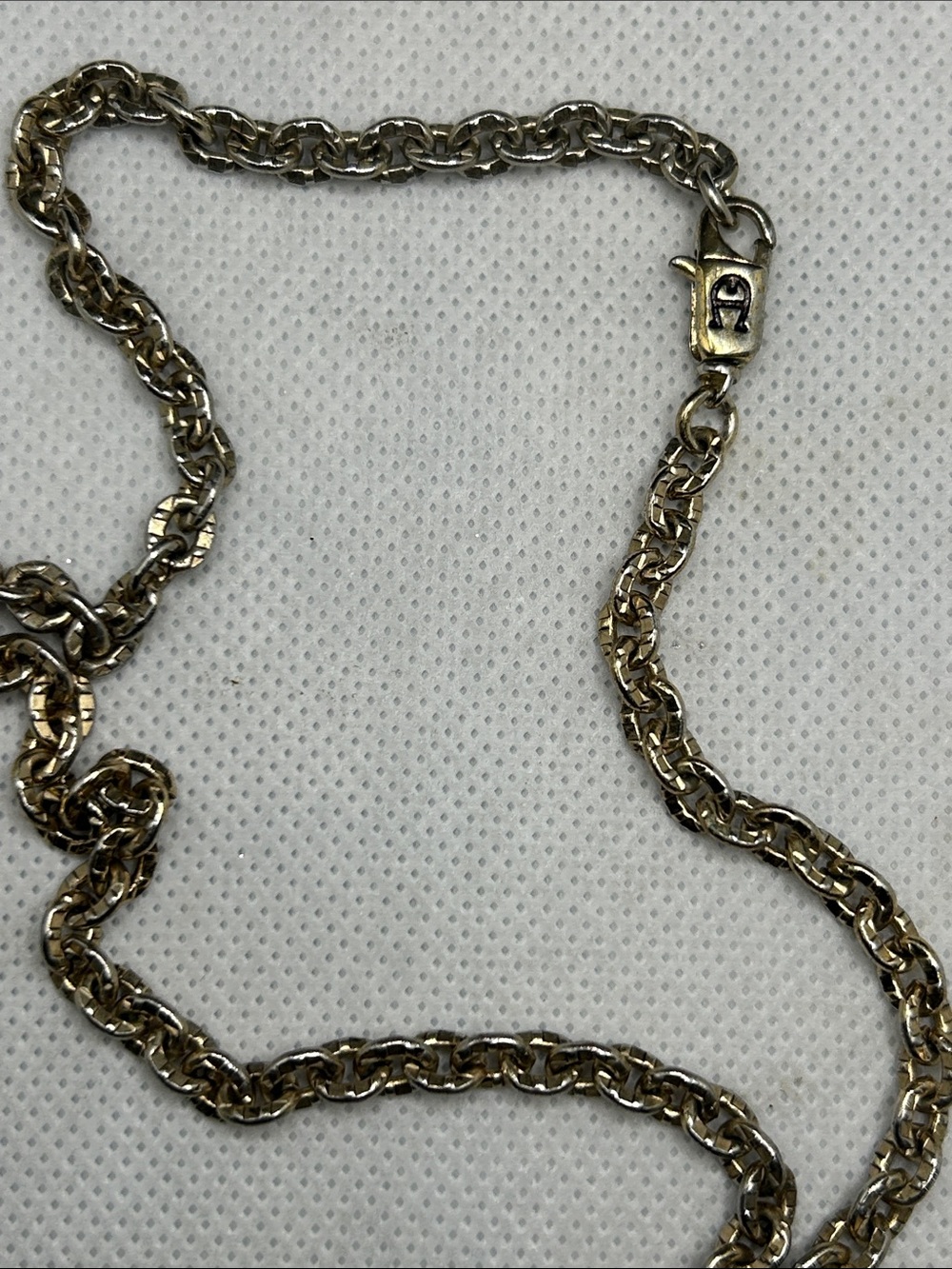 Etienne Aigner Gold-Tone Rope Link Necklace